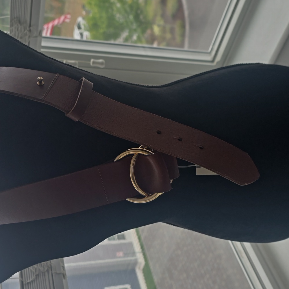 Anthropologie Leather Multi-Ring Belt - Picture 11 of 16